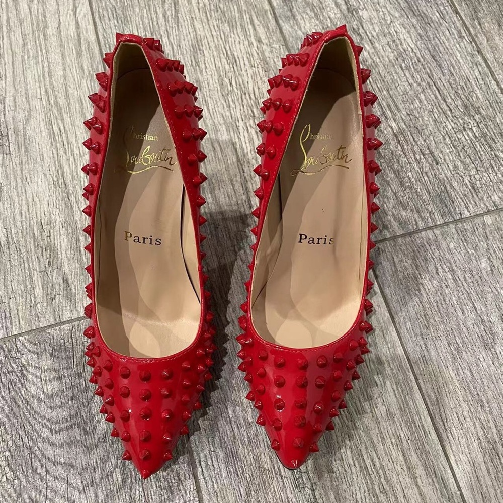 Christian Louboutin studded pumps